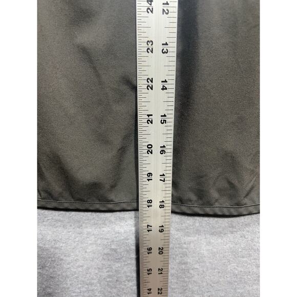 Athleta Womens Run With It Skort Green/Black Hombre Stretch Zip Pocket Size XL - Picture 7 of 13